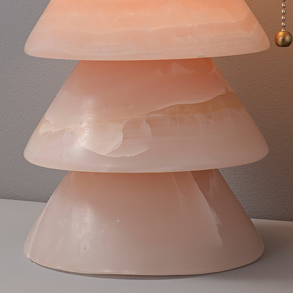 Pyramid Retro Marble Table Lamp