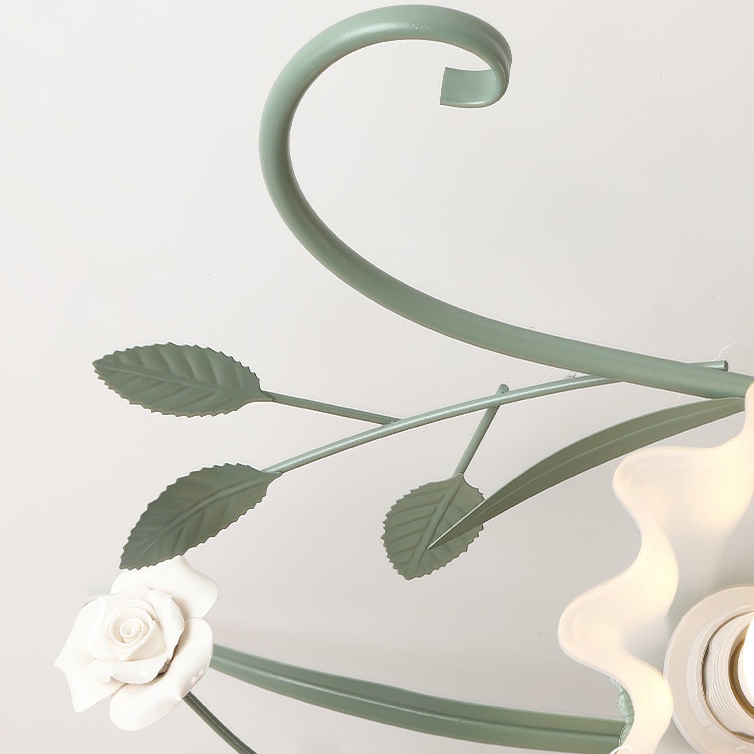 Nylirir Unique Art Classic Ceramics Ceiling Lamp