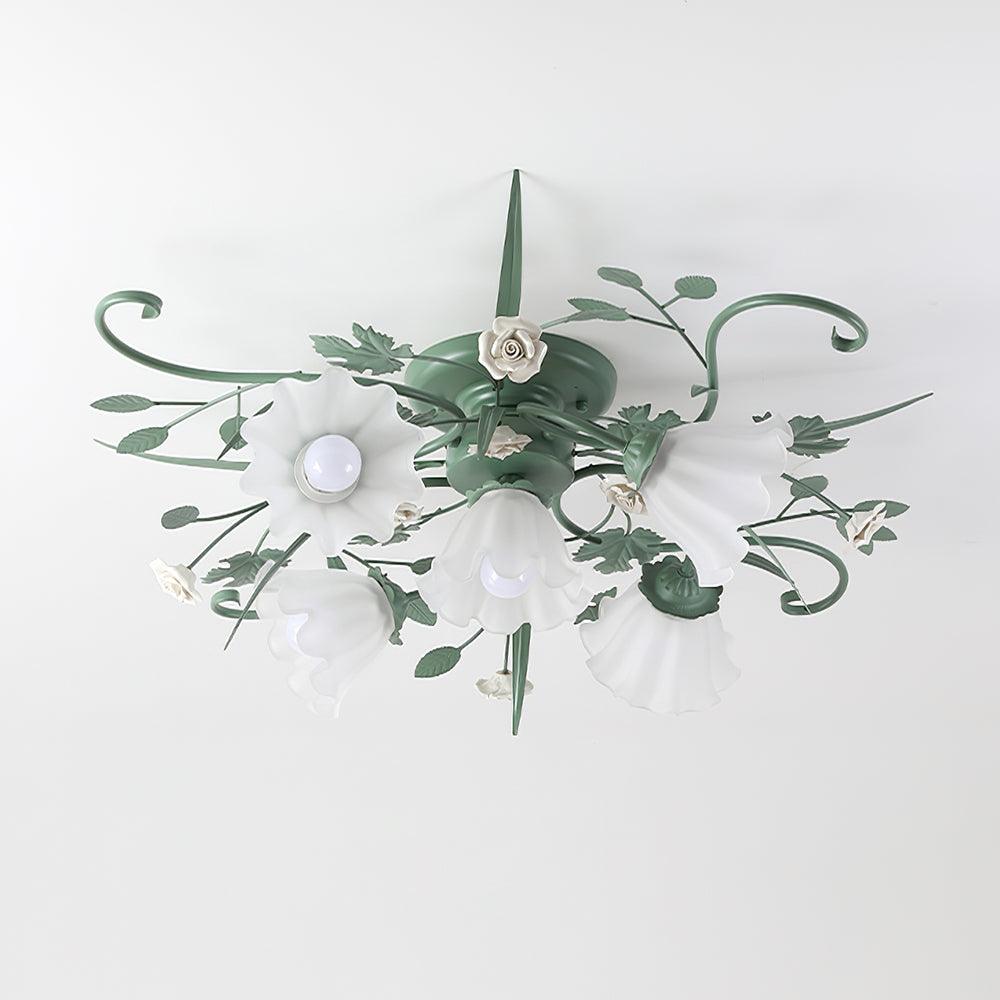 Nylirir Unique Art Classic Ceramics Ceiling Lamp