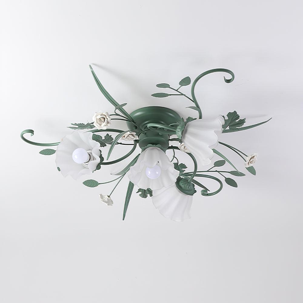 Nylirir Unique Art Classic Ceramics Ceiling Lamp
