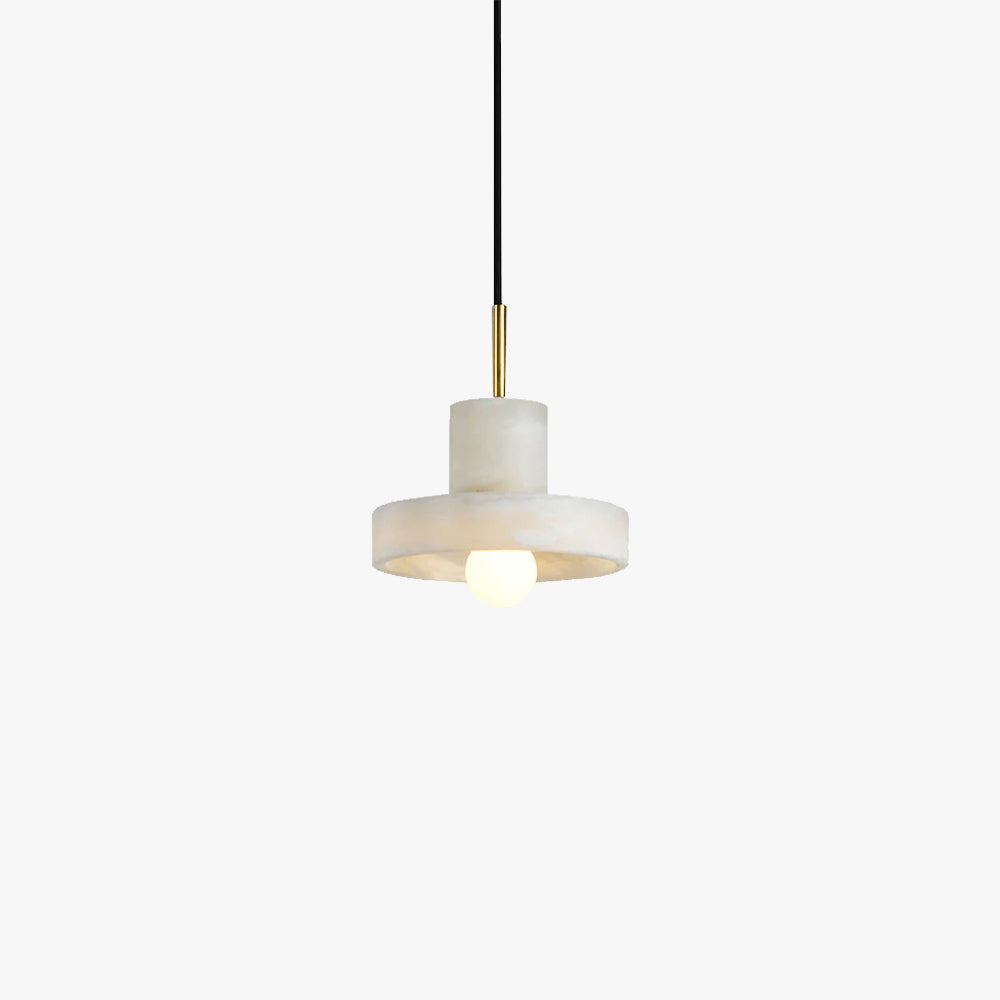 Maren Pendant Lamp Alabaster Hat-Shape
