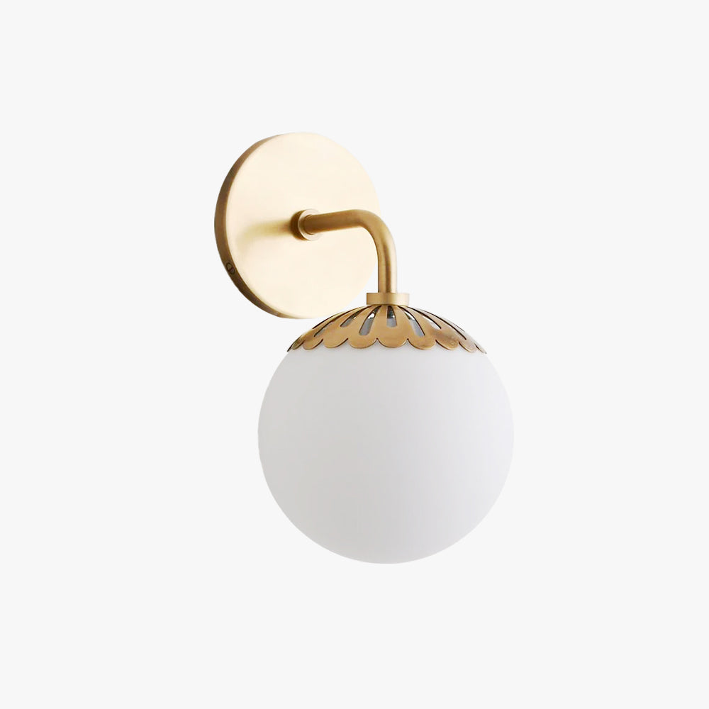 Coralie Globe Glass Wall Lamp