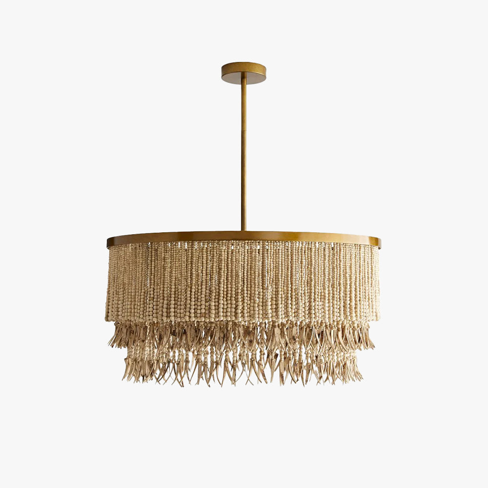 Yara Chandelier Wood and Coconut beads