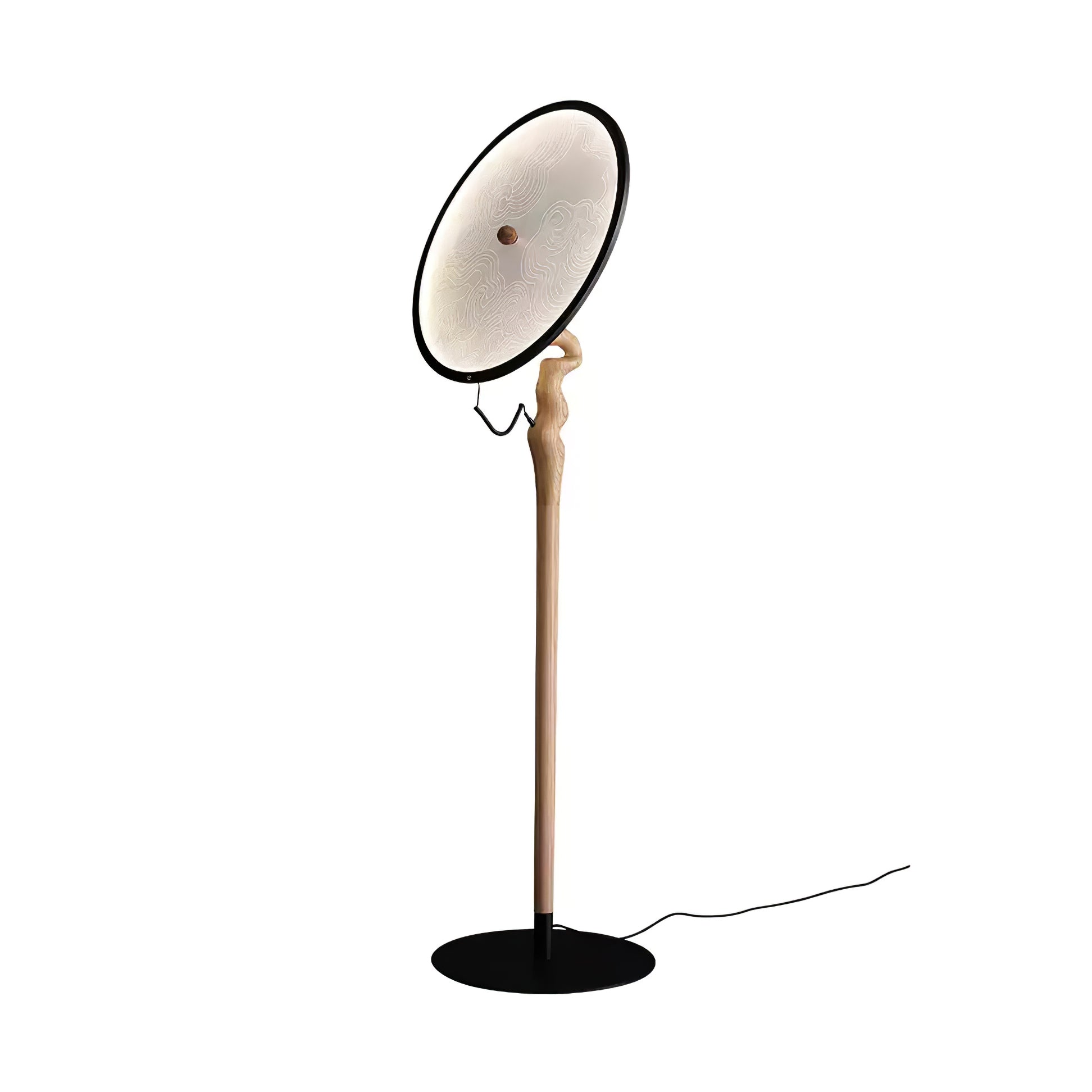 Evliriel Artistic Wood Floor Lamp