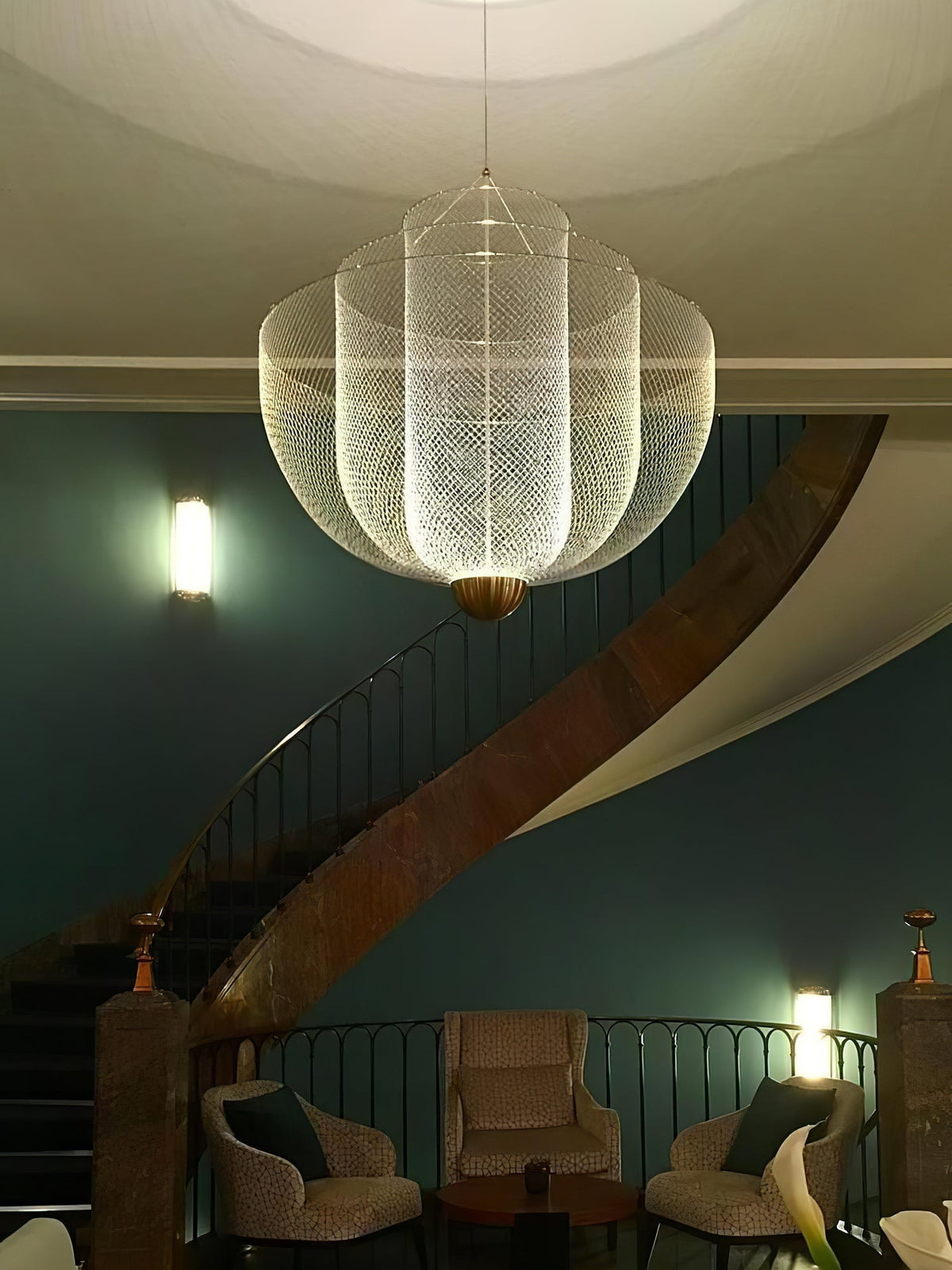 Terielissa Chandelier Meshmatics Hanging Radiant