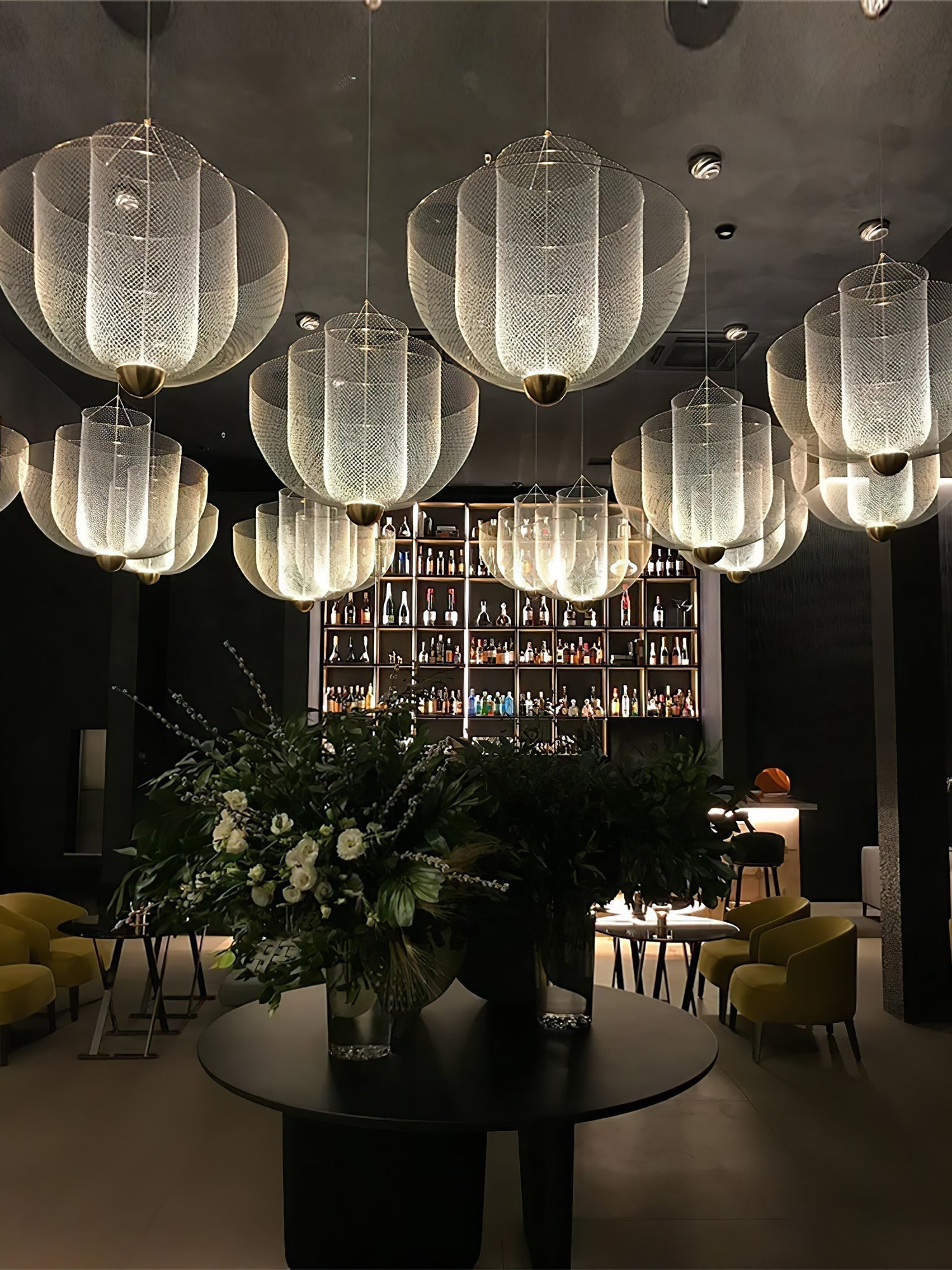 Terielissa Chandelier Meshmatics Hanging Radiant