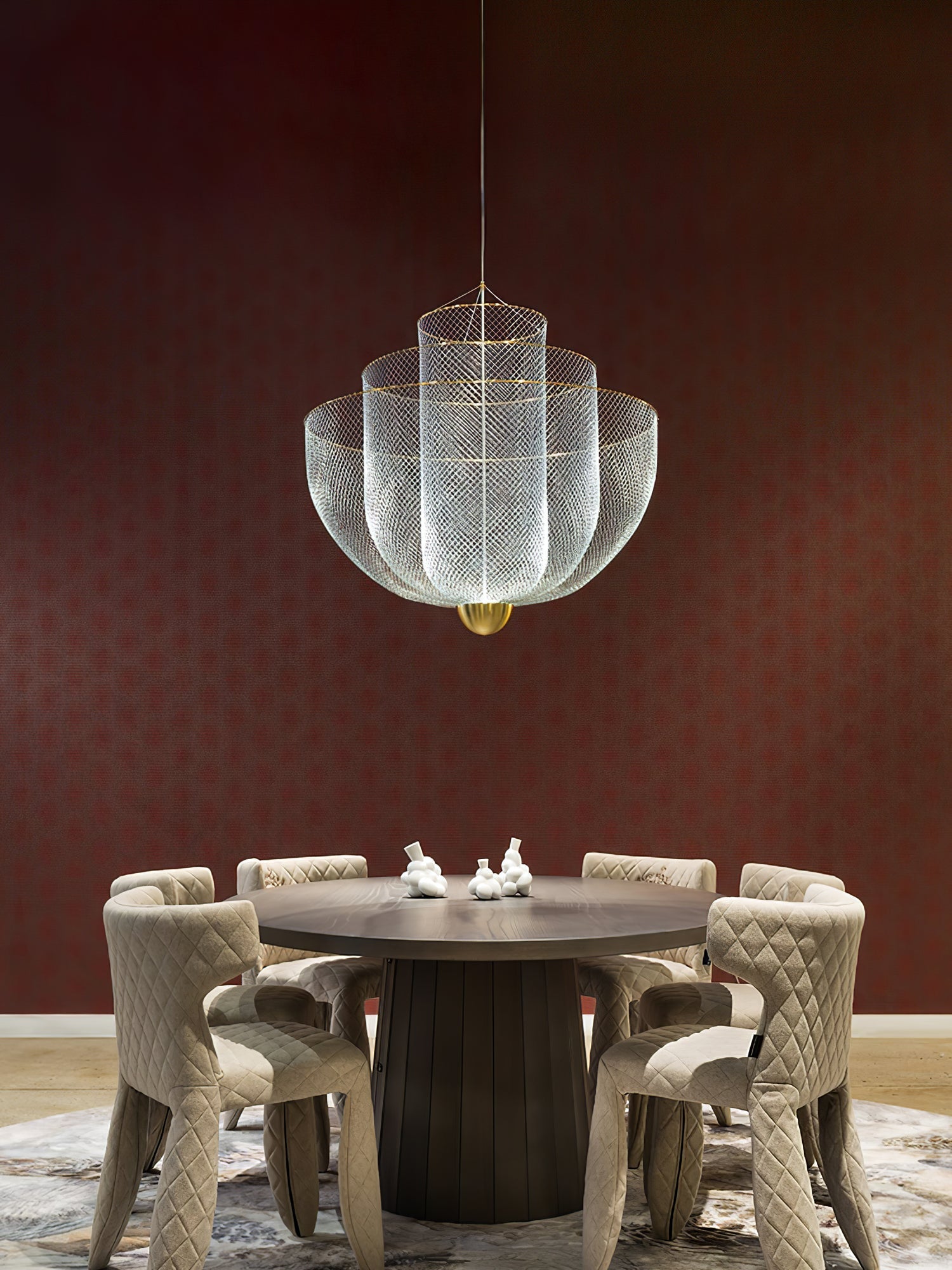 Terielissa Chandelier Meshmatics Hanging Radiant