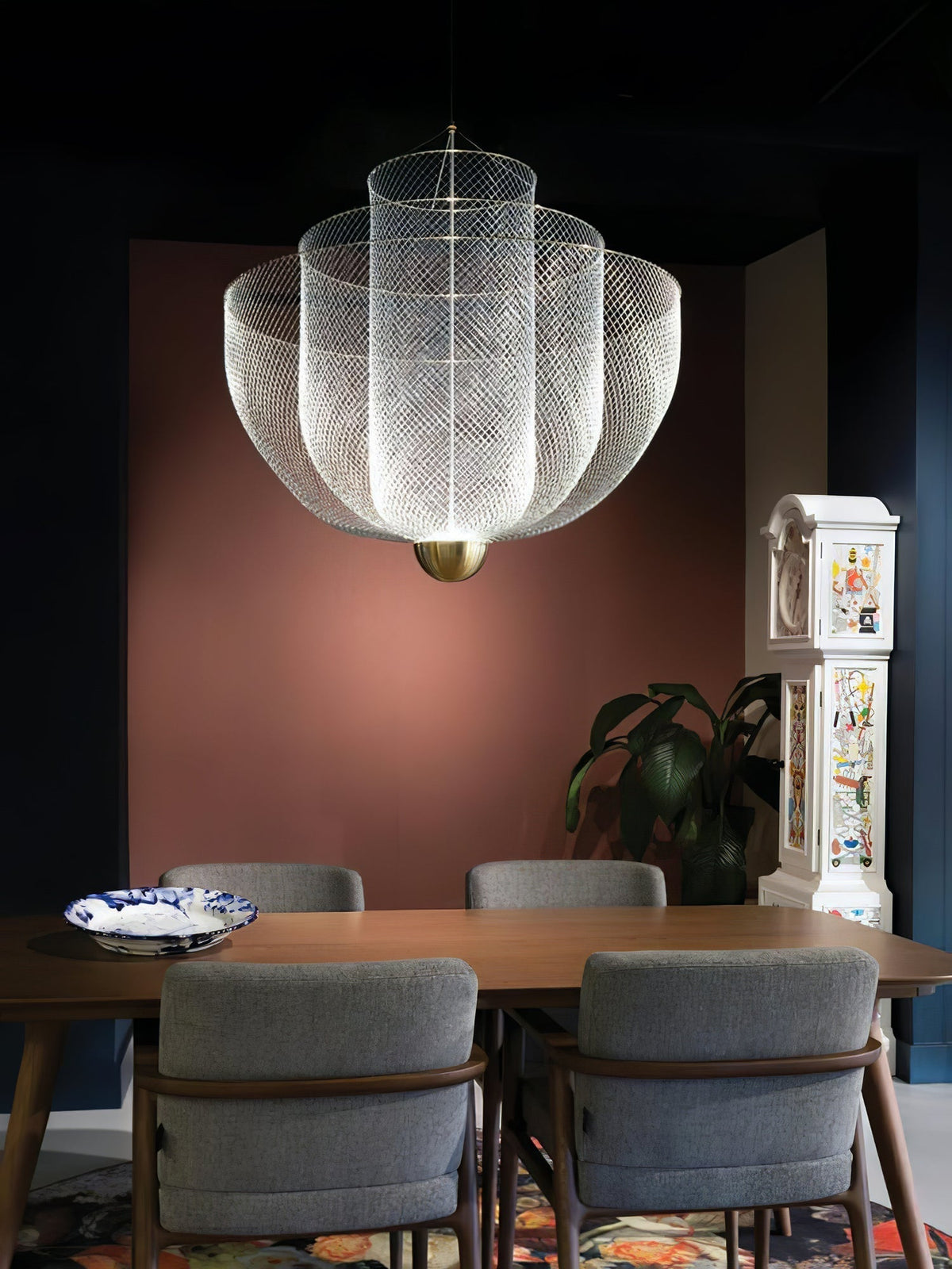 Terielissa Chandelier Meshmatics Hanging Radiant