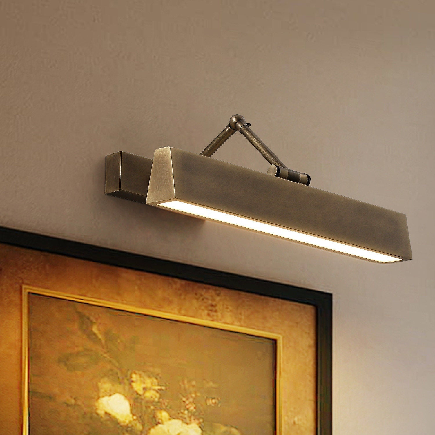 Auraraine Brass Rotating Wall Sconce