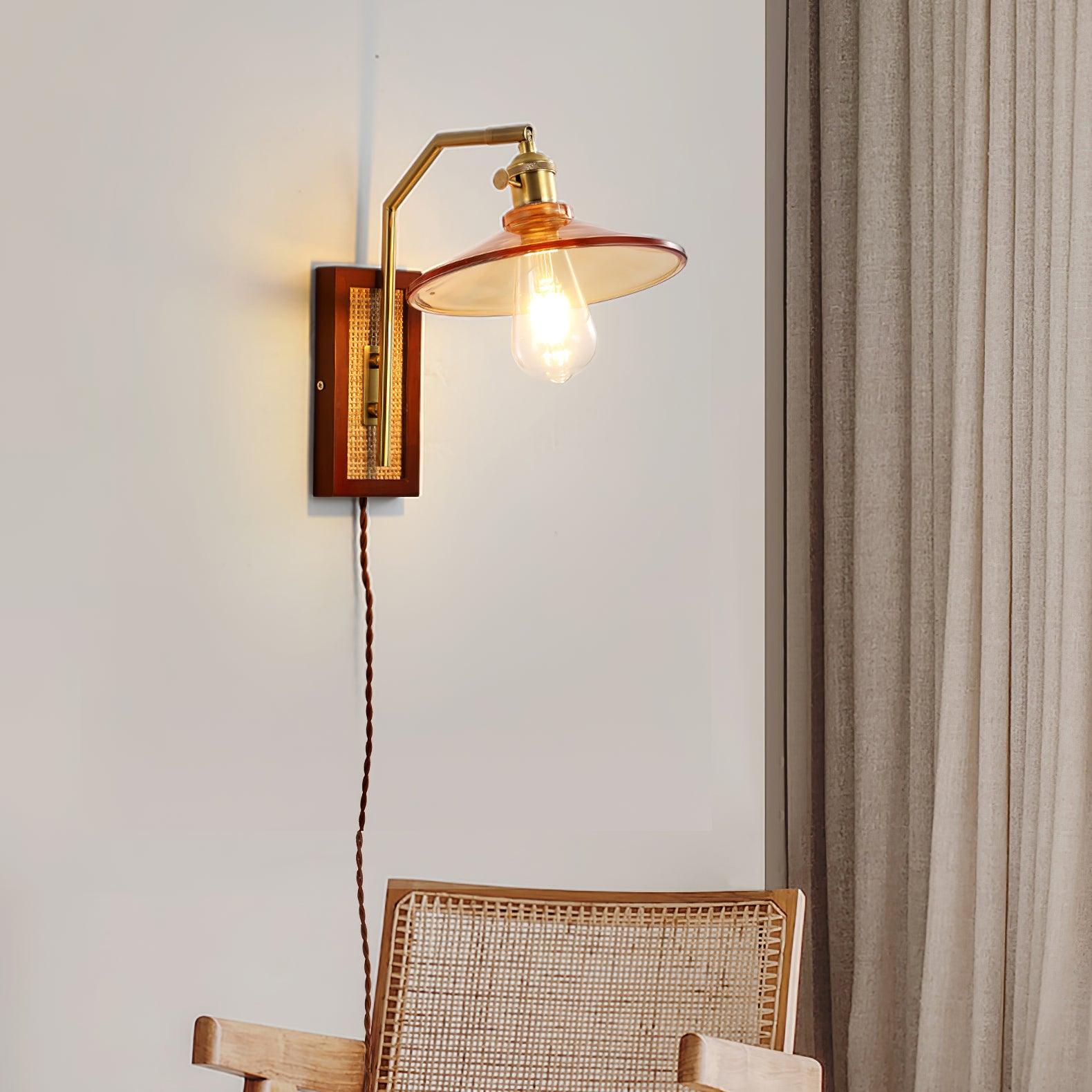 Brix Premium Nordic Art Glass Bamboo Wall Lamp