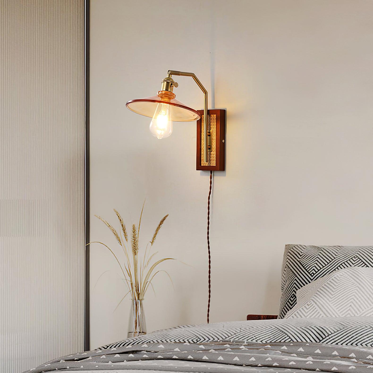 Brix Premium Nordic Art Glass Bamboo Wall Lamp