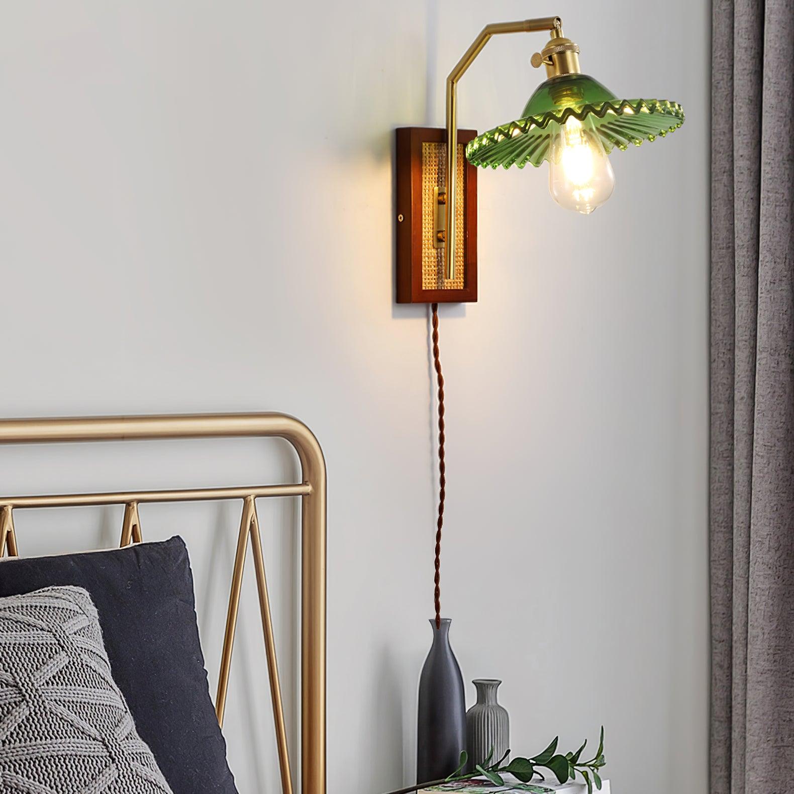 Brix Premium Nordic Art Glass Bamboo Wall Lamp