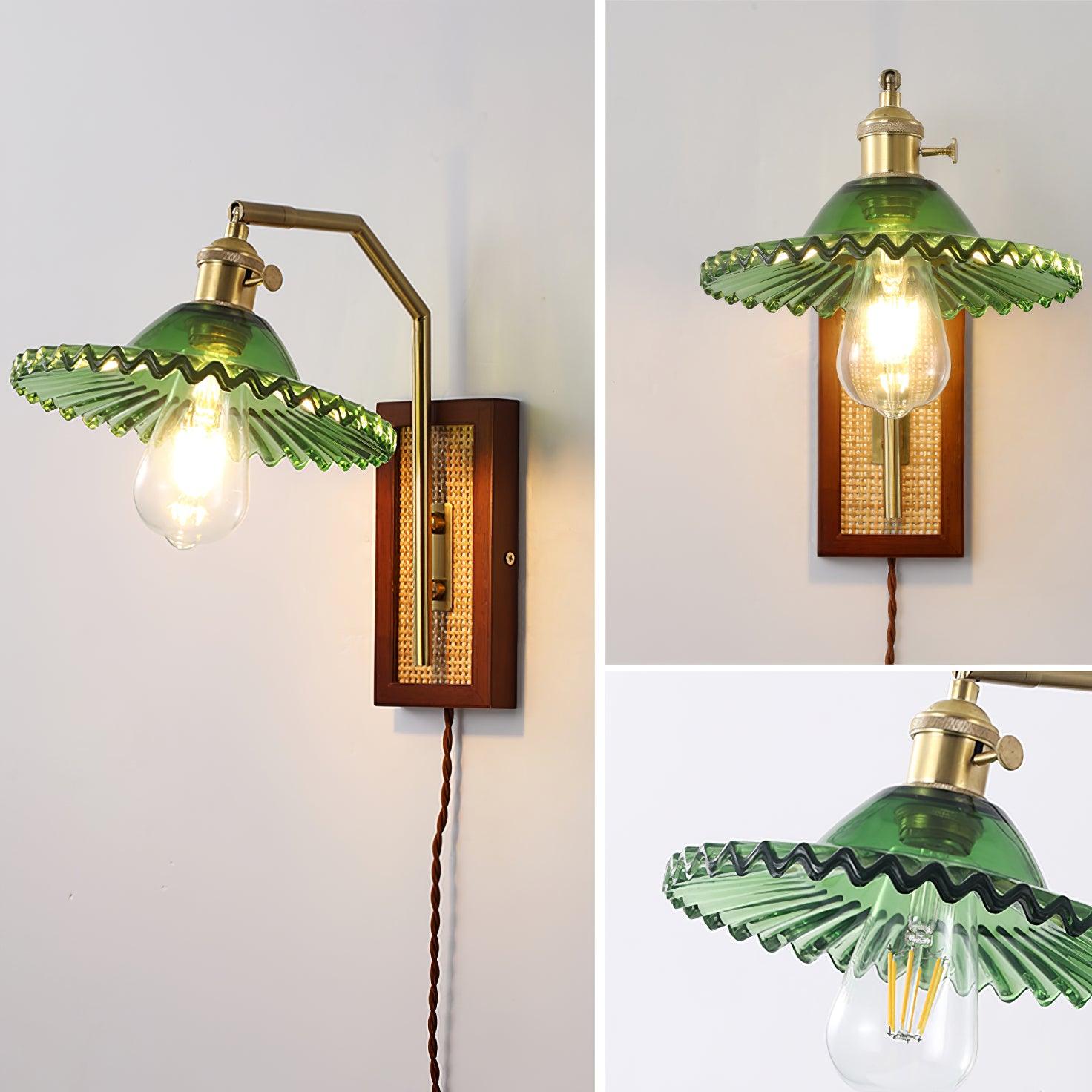 Brix Premium Nordic Art Glass Bamboo Wall Lamp