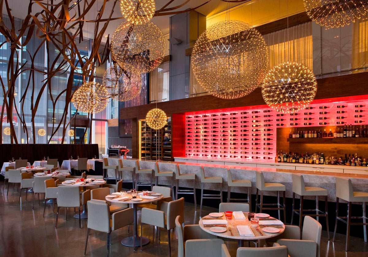 Sylvarin Gold Spark Ball Pendant Light