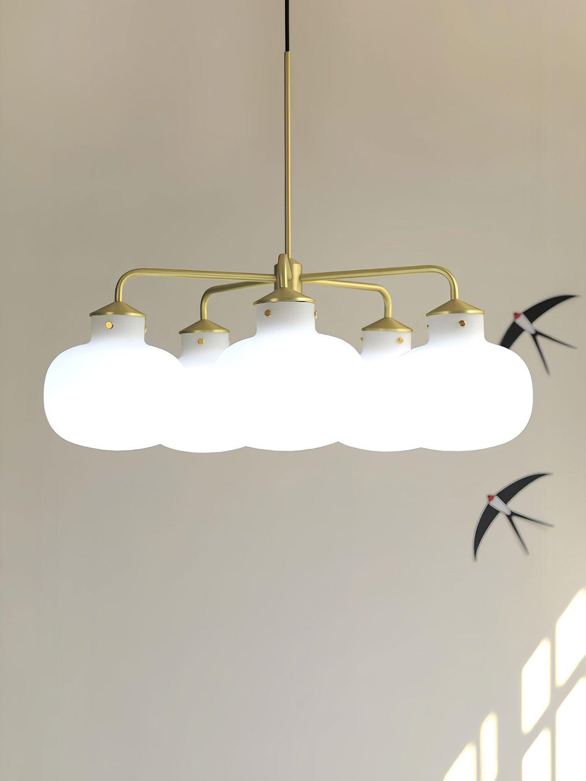 Fyor Contemporary Glass Pendant Lamp