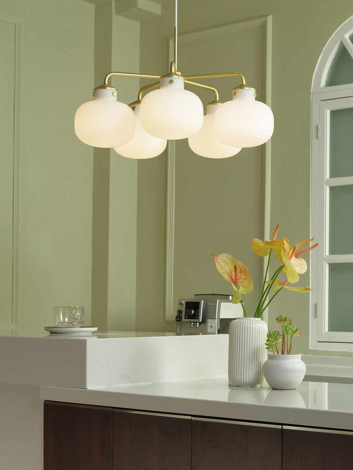 Fyor Contemporary Glass Pendant Lamp