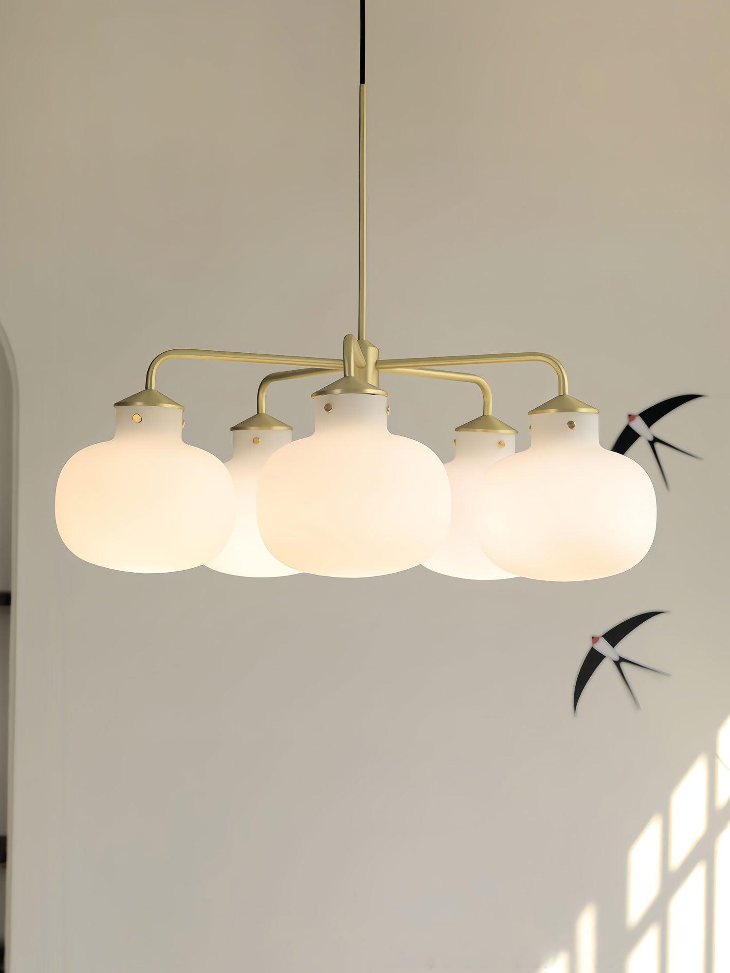 Fyor Contemporary Glass Pendant Lamp