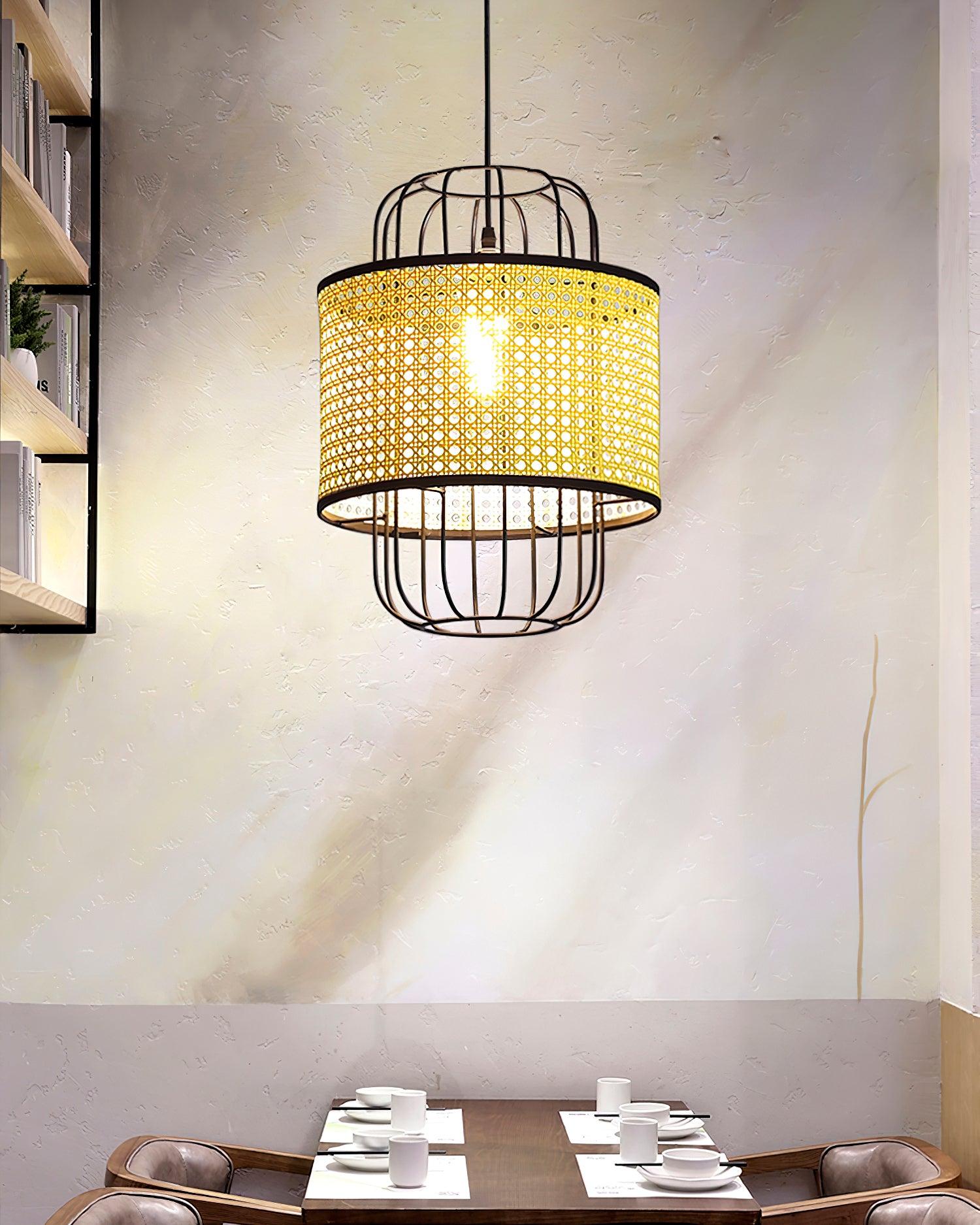 Lven Premium Art Rattan Pendant Lamp