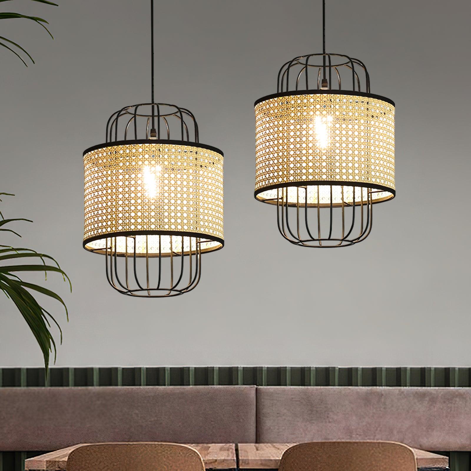 Lven Premium Art Rattan Pendant Lamp