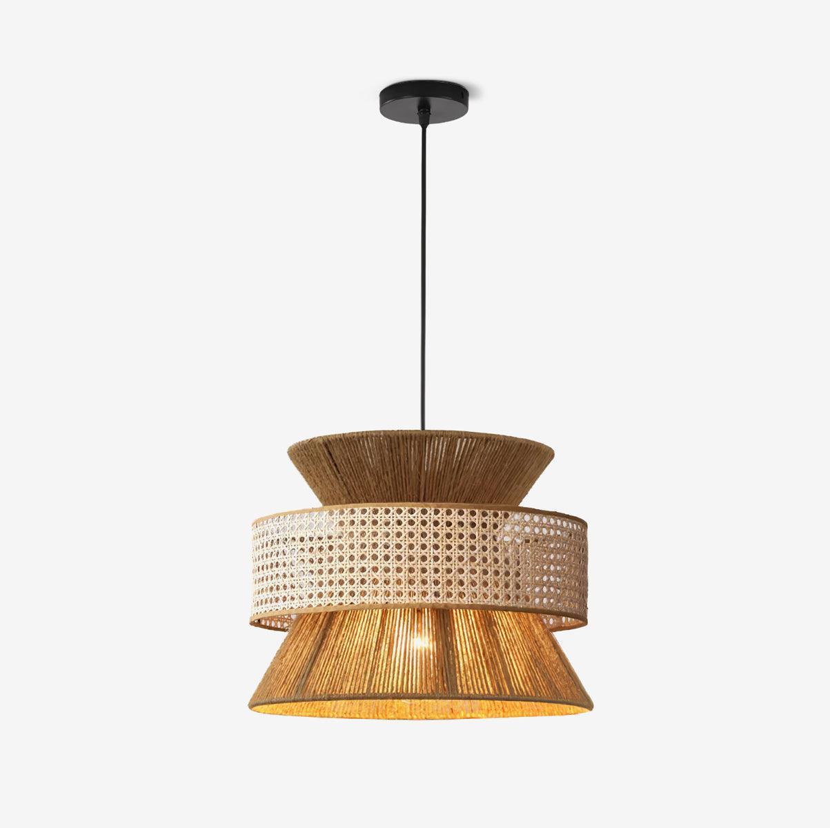 Aria Bohemian Bamboo Pendant Lamp