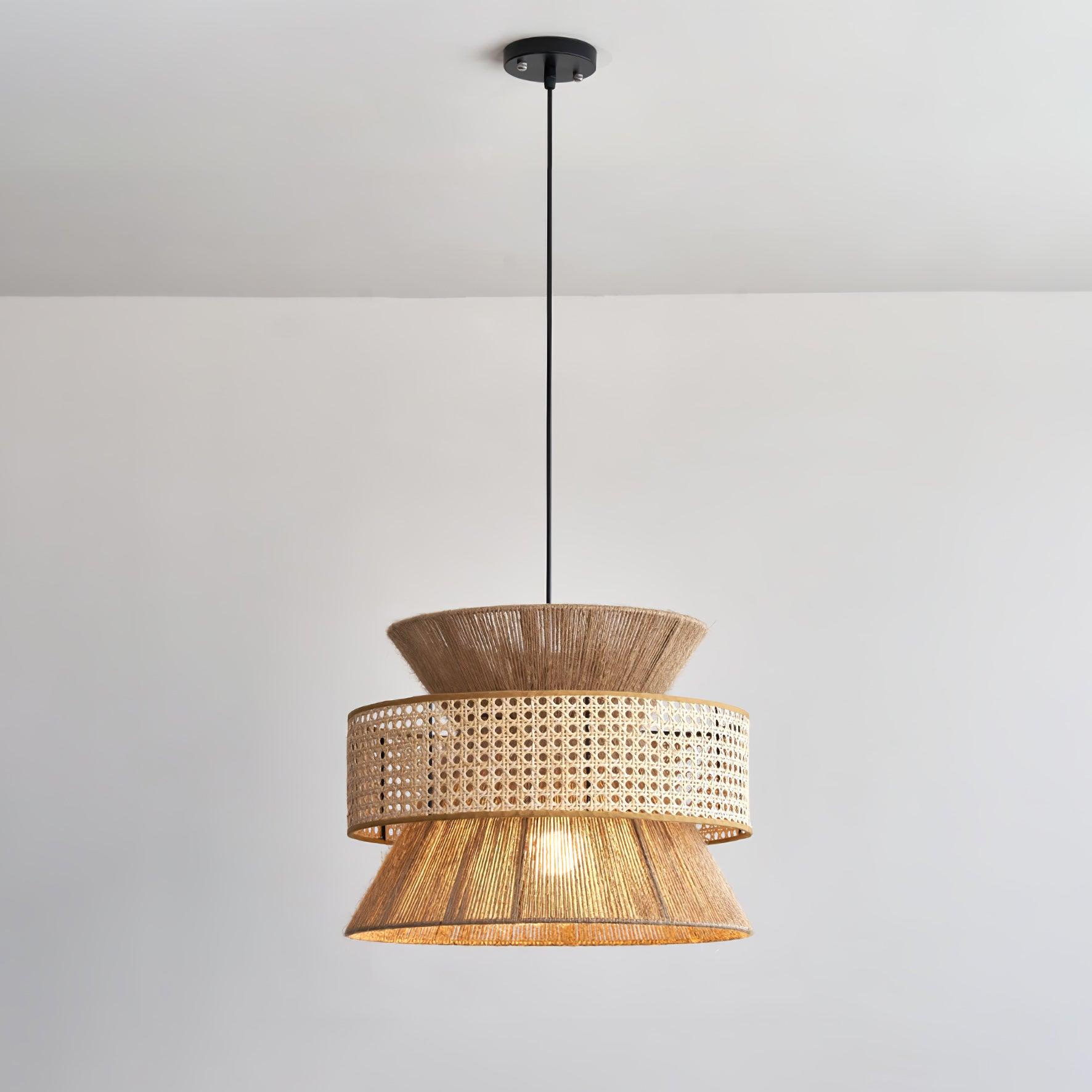 Aria Bohemian Bamboo Pendant Lamp