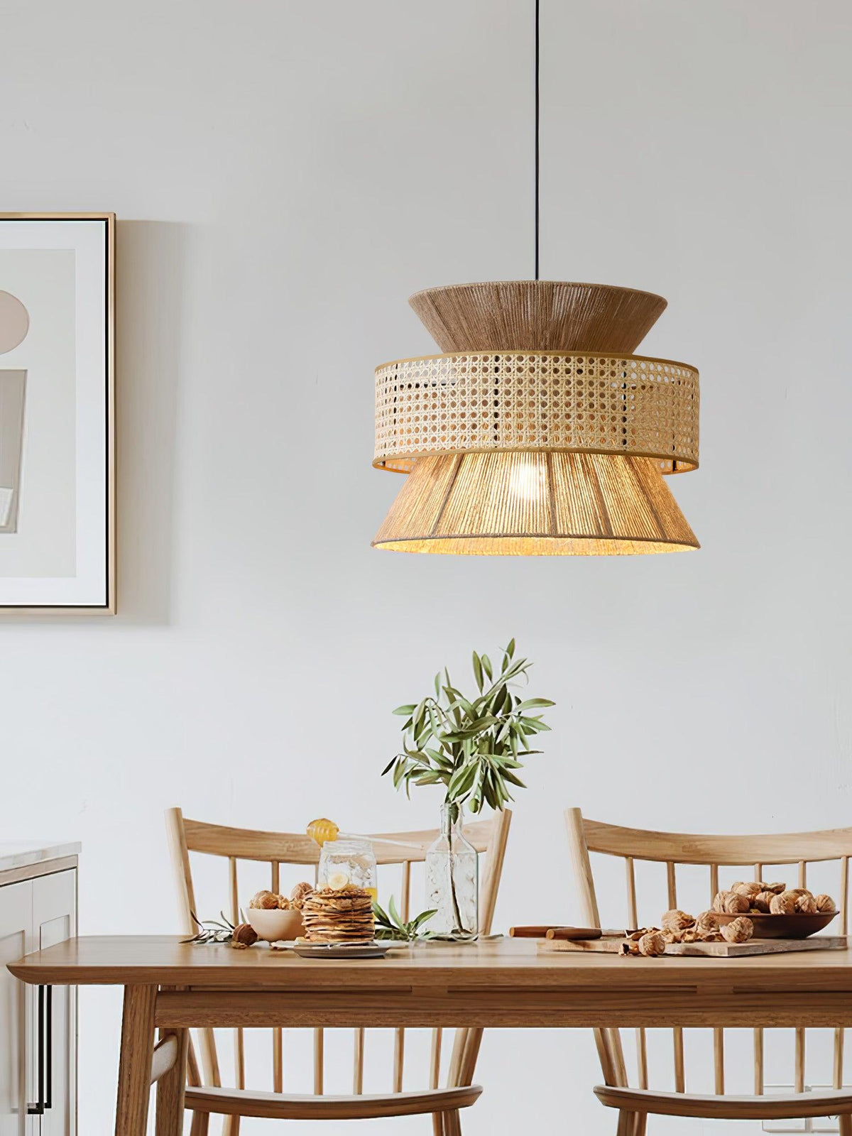 Aria Bohemian Bamboo Pendant Lamp