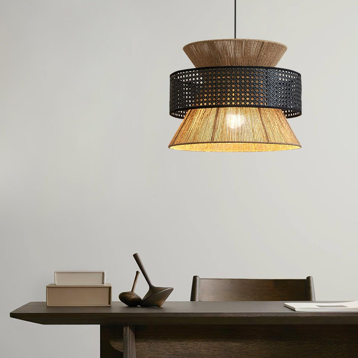 Aria Bohemian Bamboo Pendant Lamp