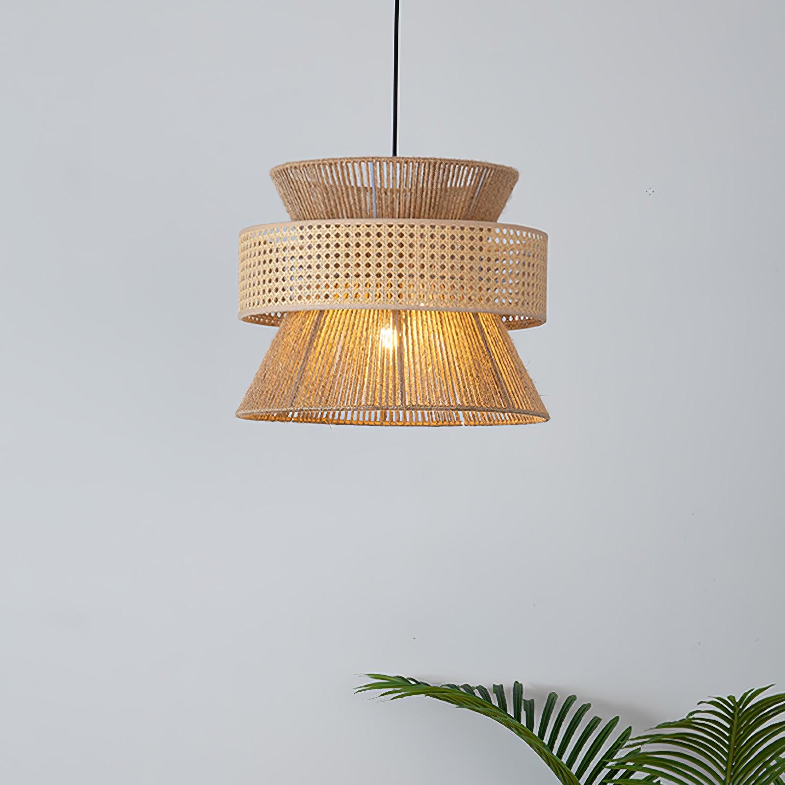 Aria Bohemian Bamboo Pendant Lamp