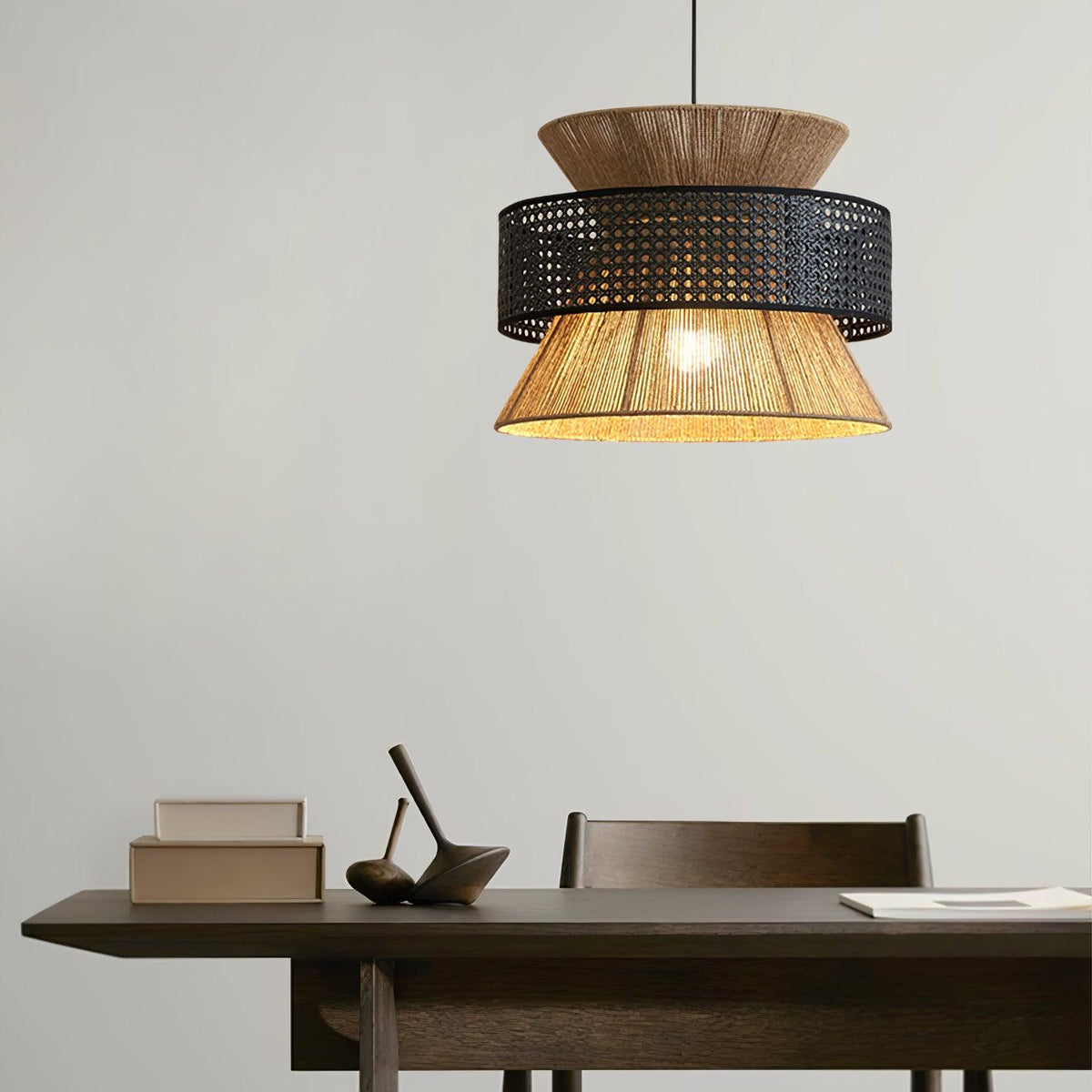 Aria Bohemian Bamboo Pendant Lamp