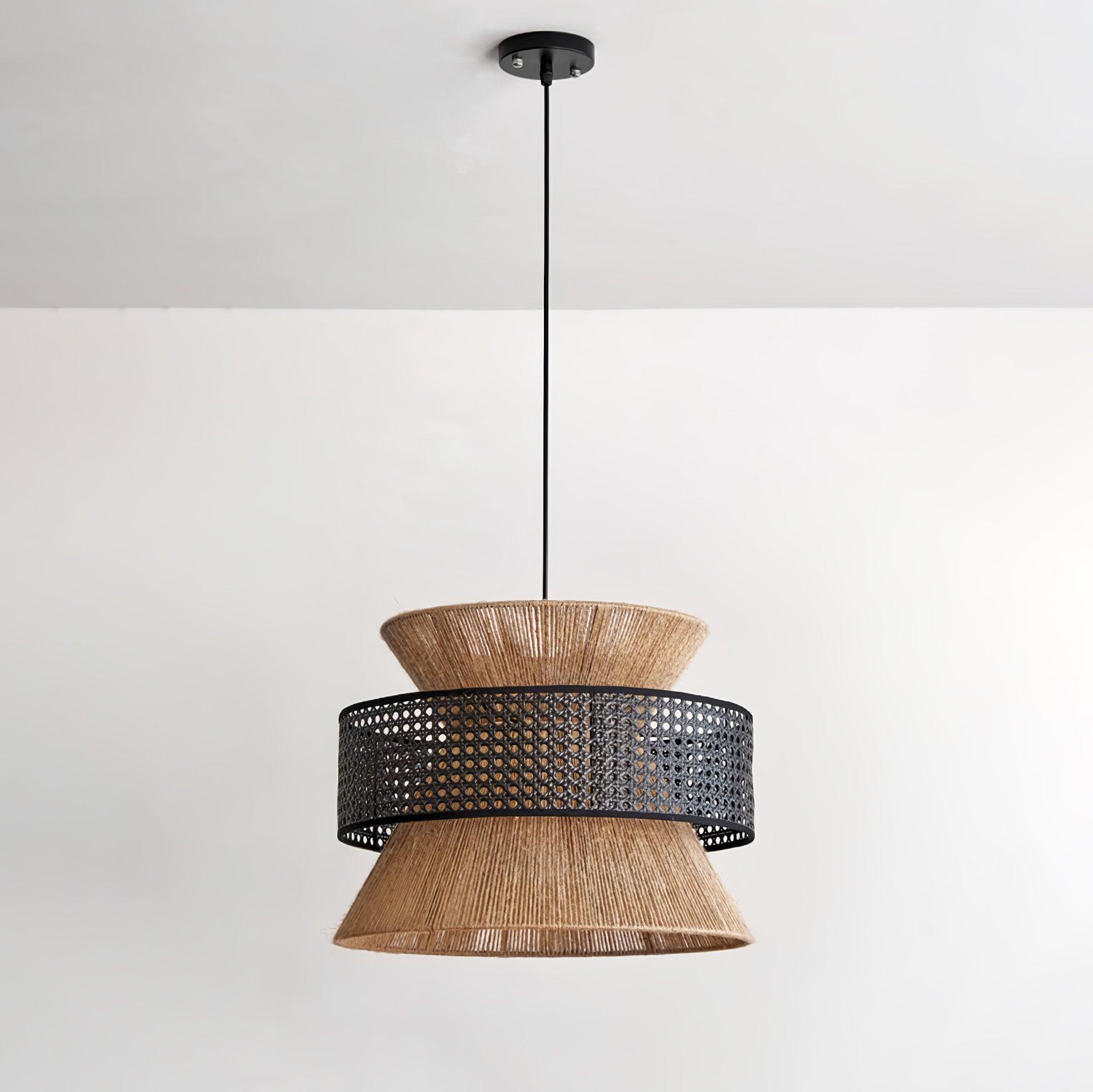 Aria Bohemian Bamboo Pendant Lamp