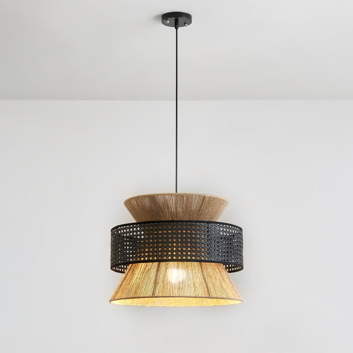 Aria Bohemian Bamboo Pendant Lamp
