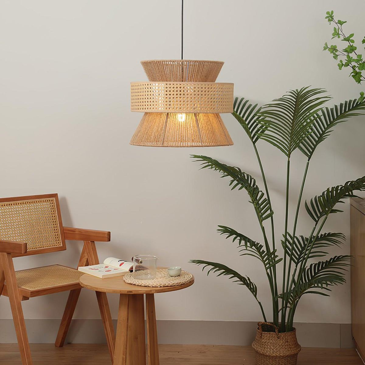 Aria Bohemian Bamboo Pendant Lamp