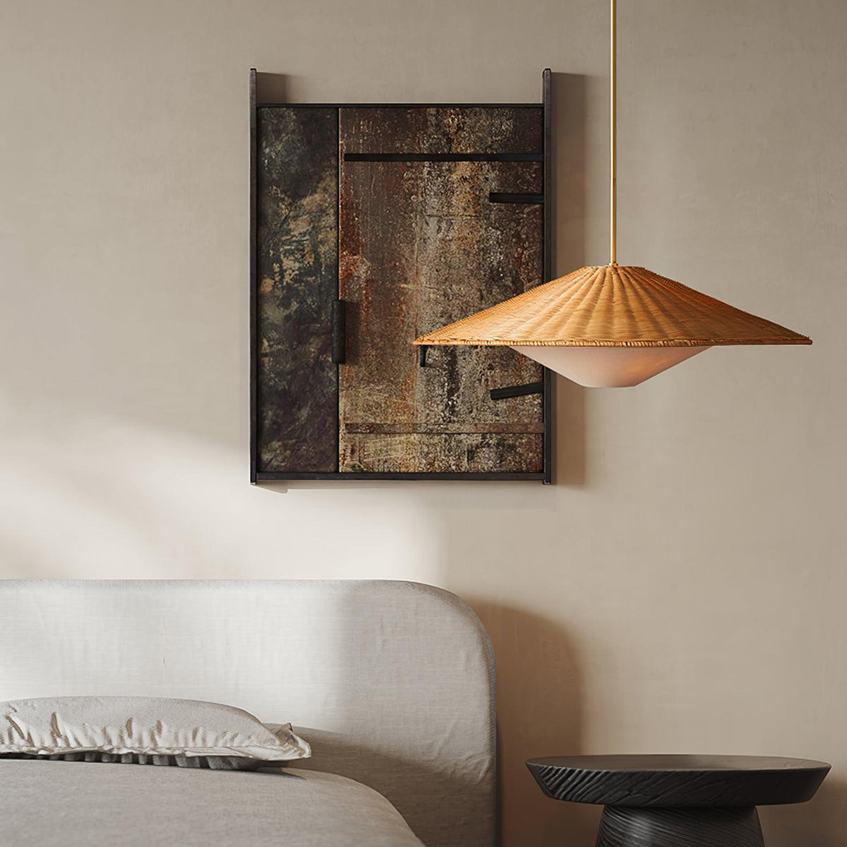Kocan Rattan Minimalistic Pendant Light
