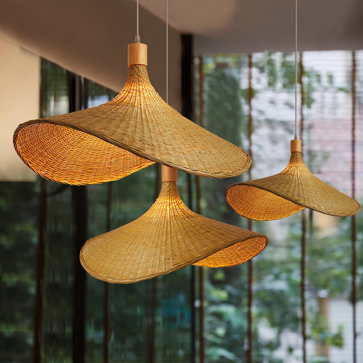 Marona Rattan Vintage Pendant Light