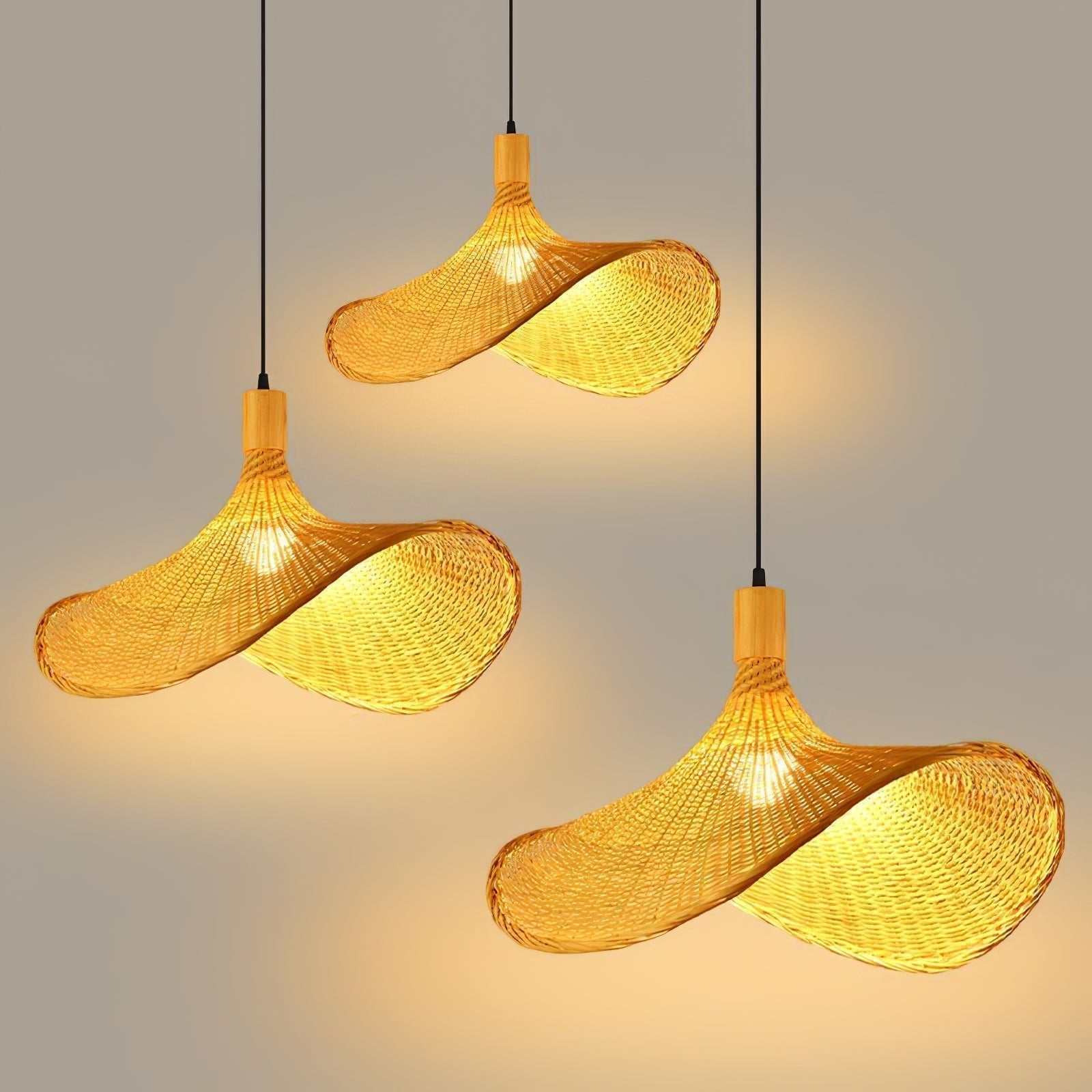 Marona Rattan Vintage Pendant Light