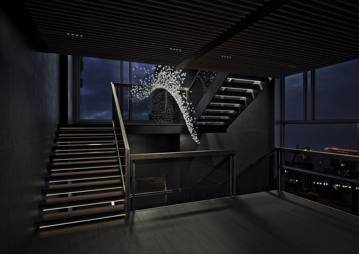 Elmsley Raw Crystal Chandelier