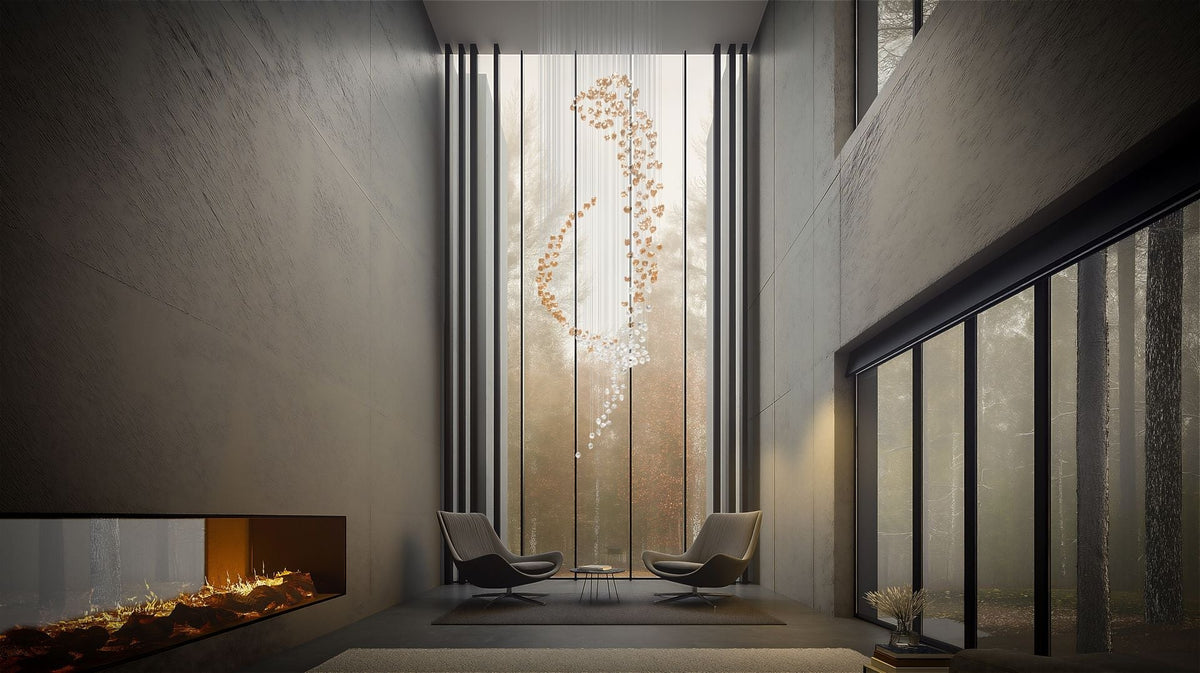 Elmsley Raw Crystal Chandelier