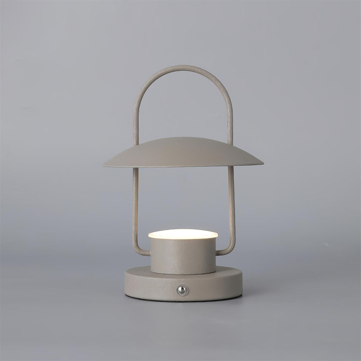 Solaran Gray Contemporary Table Lamp