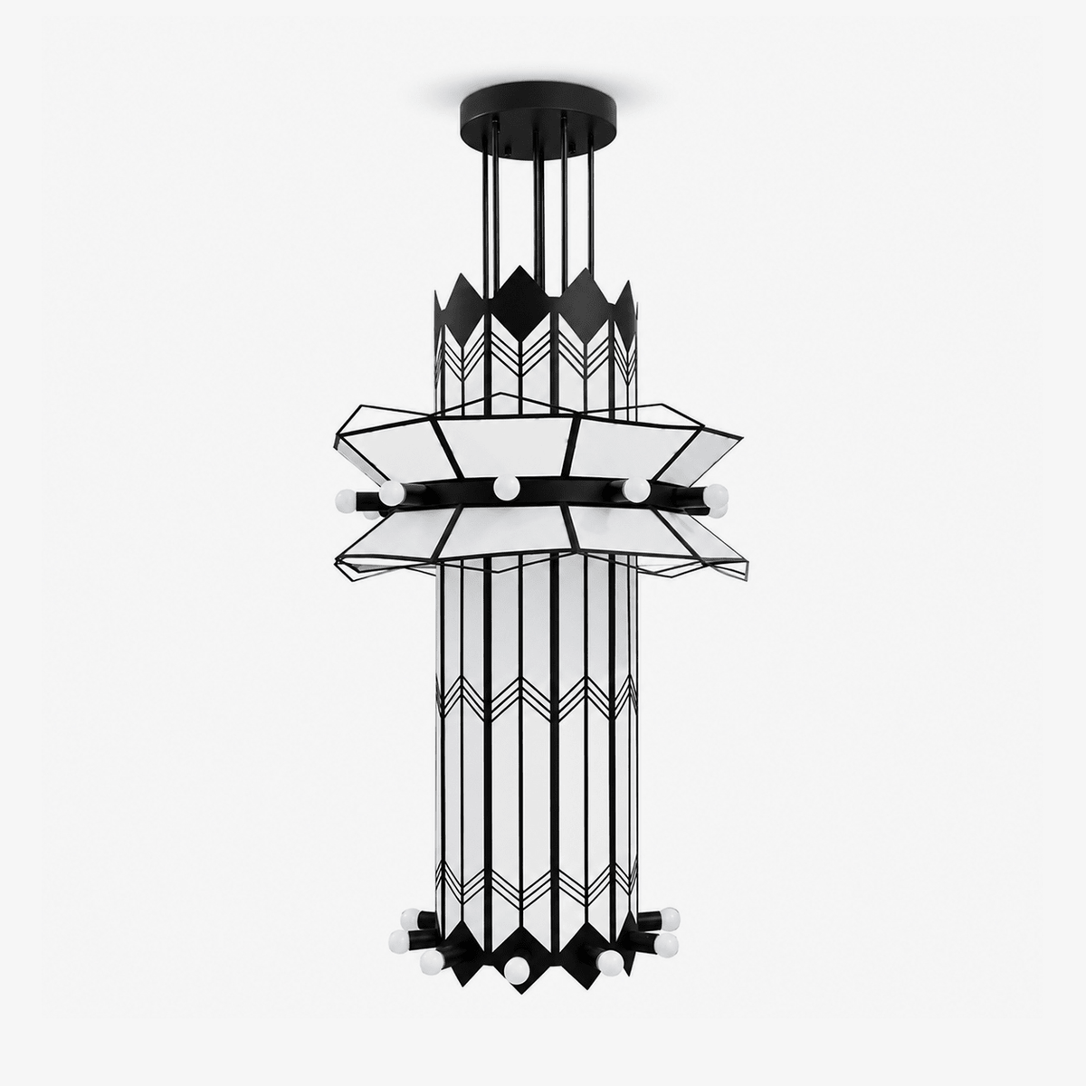 Elvior Art Deco Pendant Chandelier