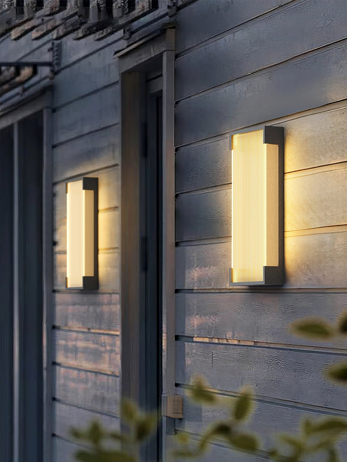 Elraearis Unique Rectangular Outdoor Wall Light