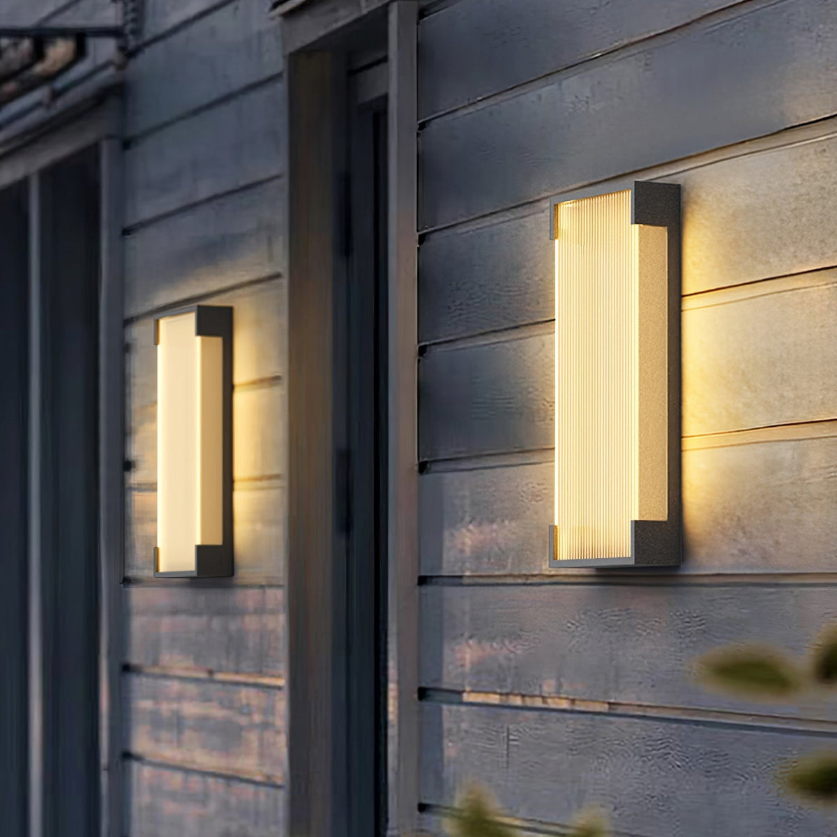 Elraearis Unique Rectangular Outdoor Wall Light