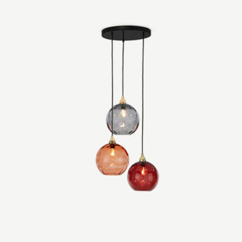 Valentina Pendant Light Water Ripple Cluster, 3 Head - Neutral Decor