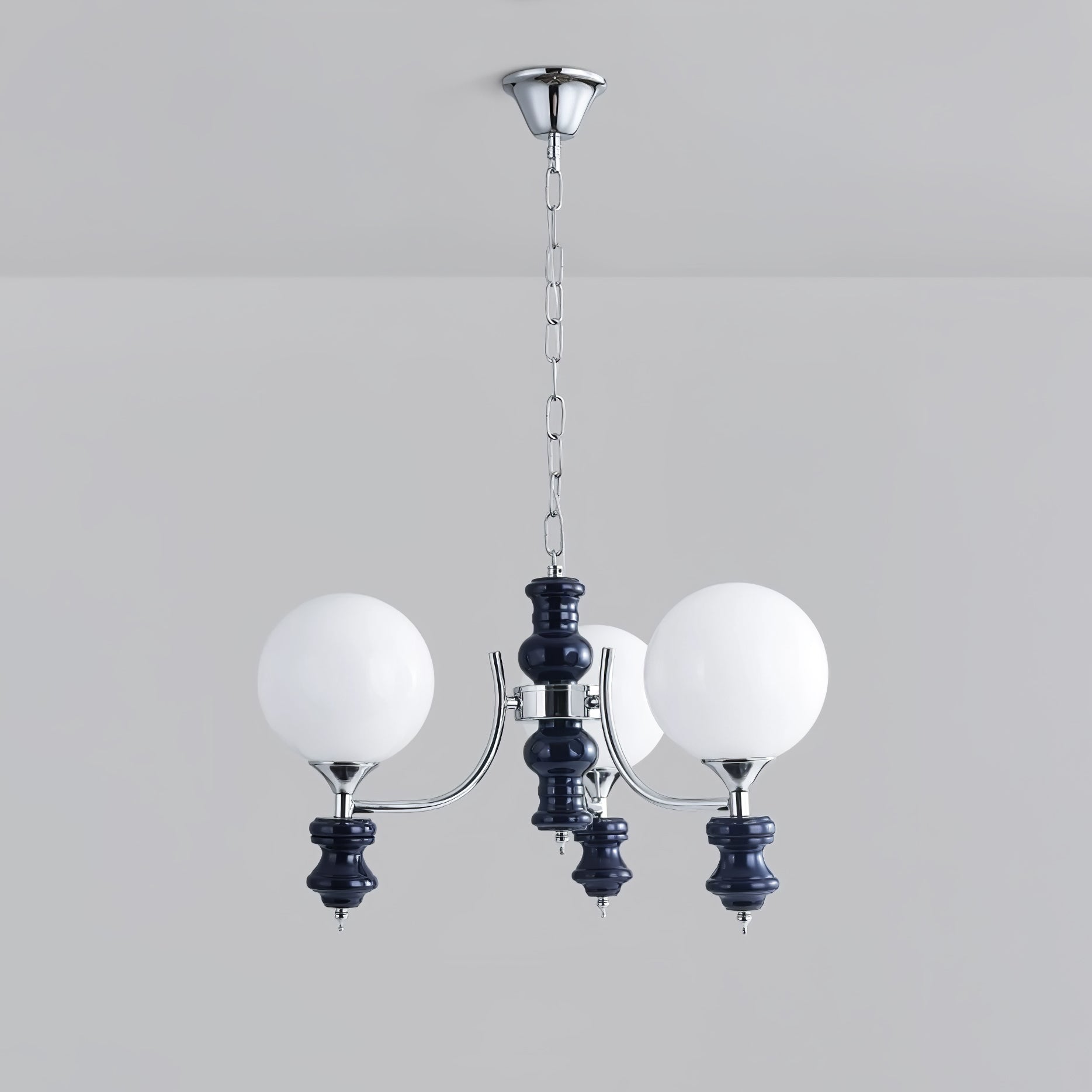 Miraena Chandelier Regal Orb Frosted