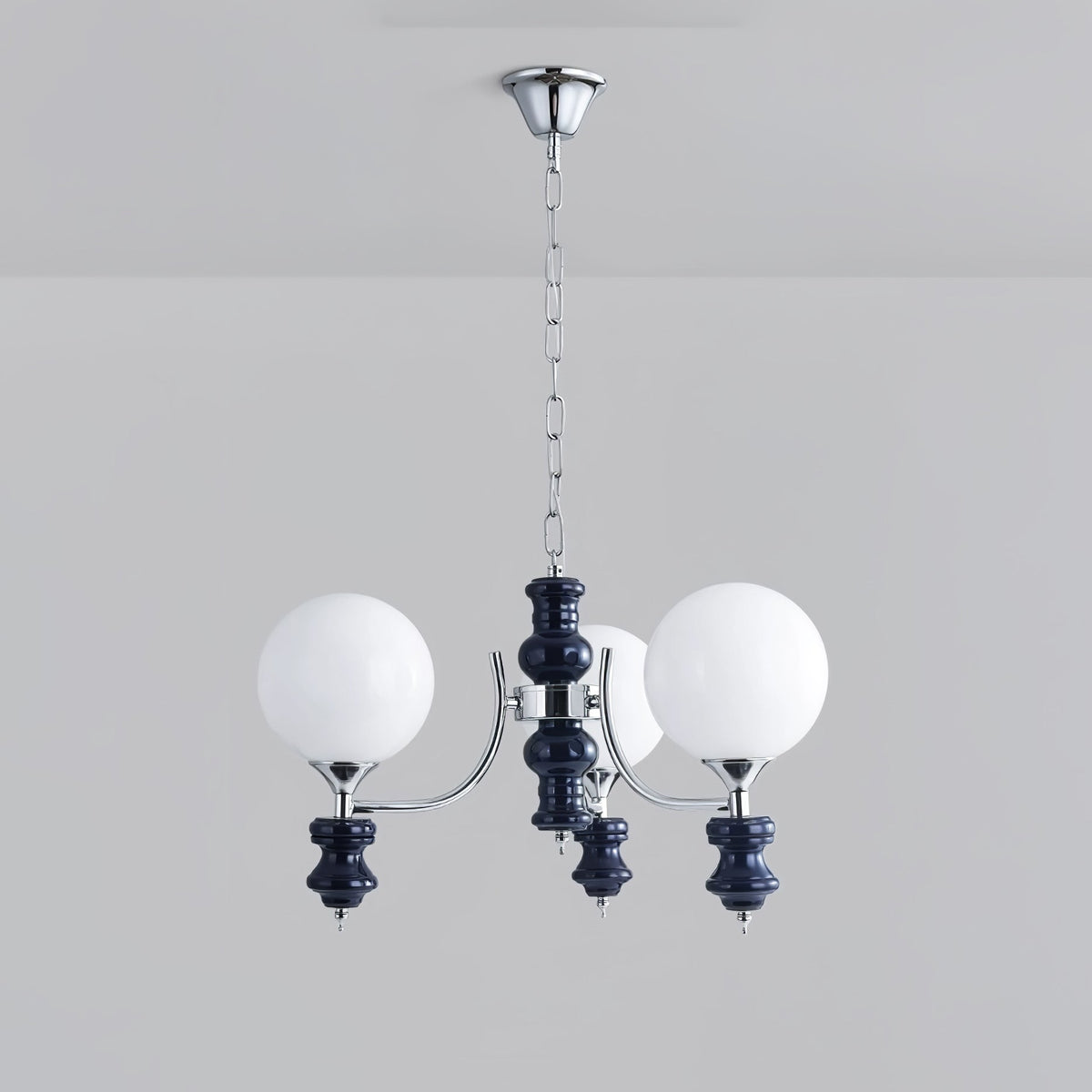Miraena Chandelier Regal Orb Frosted