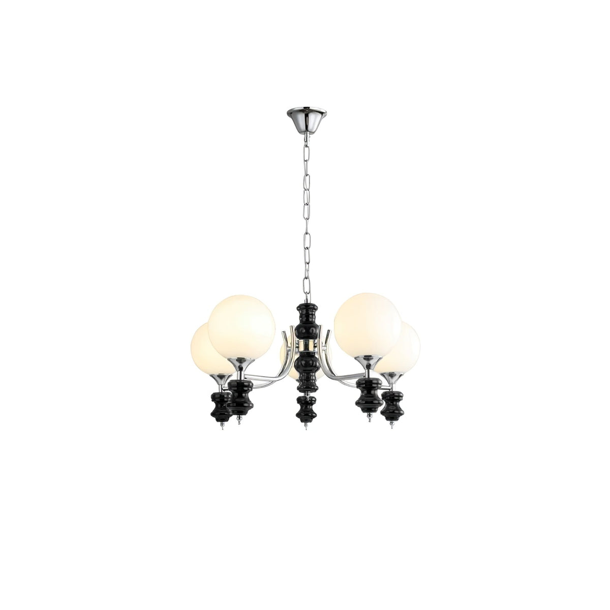 Miraena Chandelier Regal Orb Frosted
