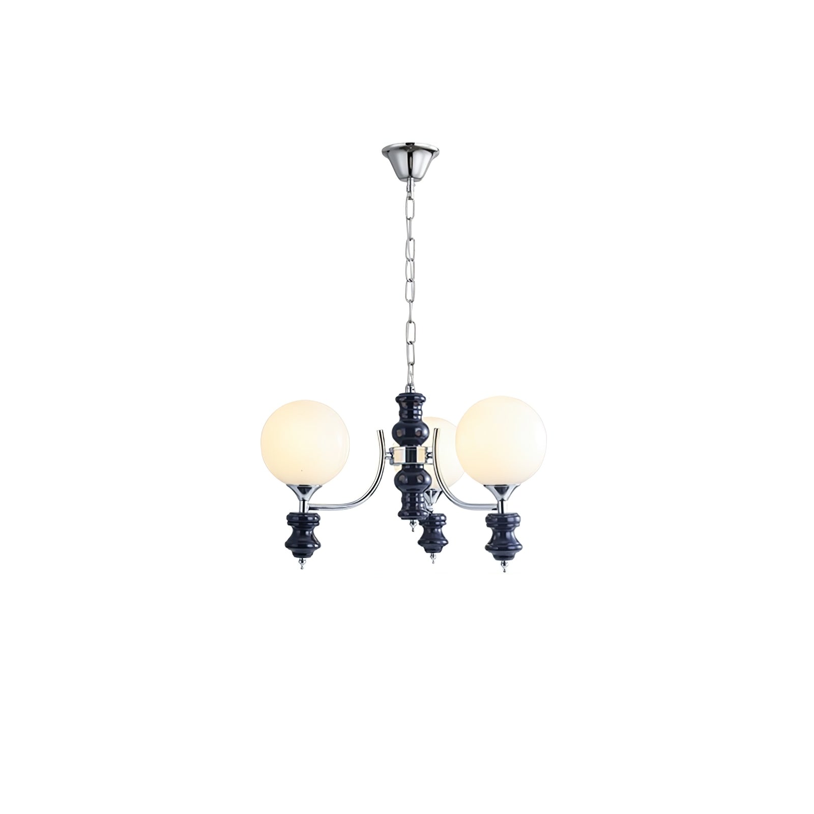 Miraena Chandelier Regal Orb Frosted