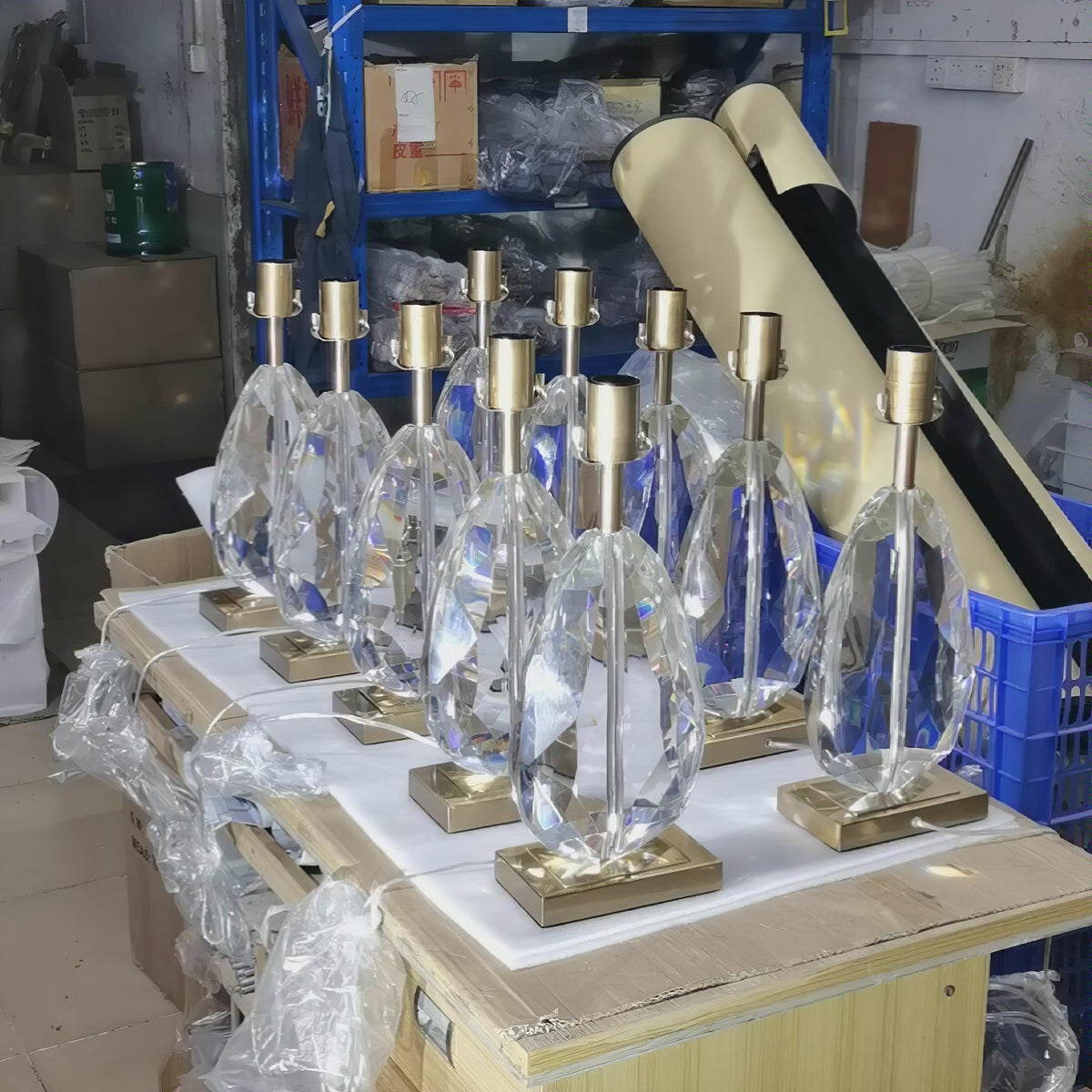 Ulliryre Luxe Crystal Desk Lamp