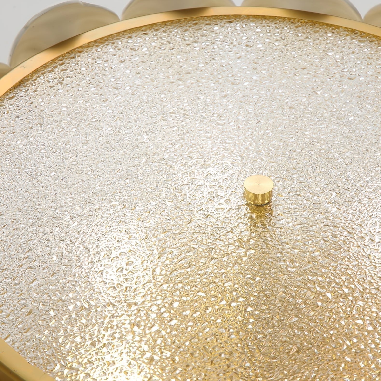 Regina Art Flowers Glass Ceramics Ceiling Lamp