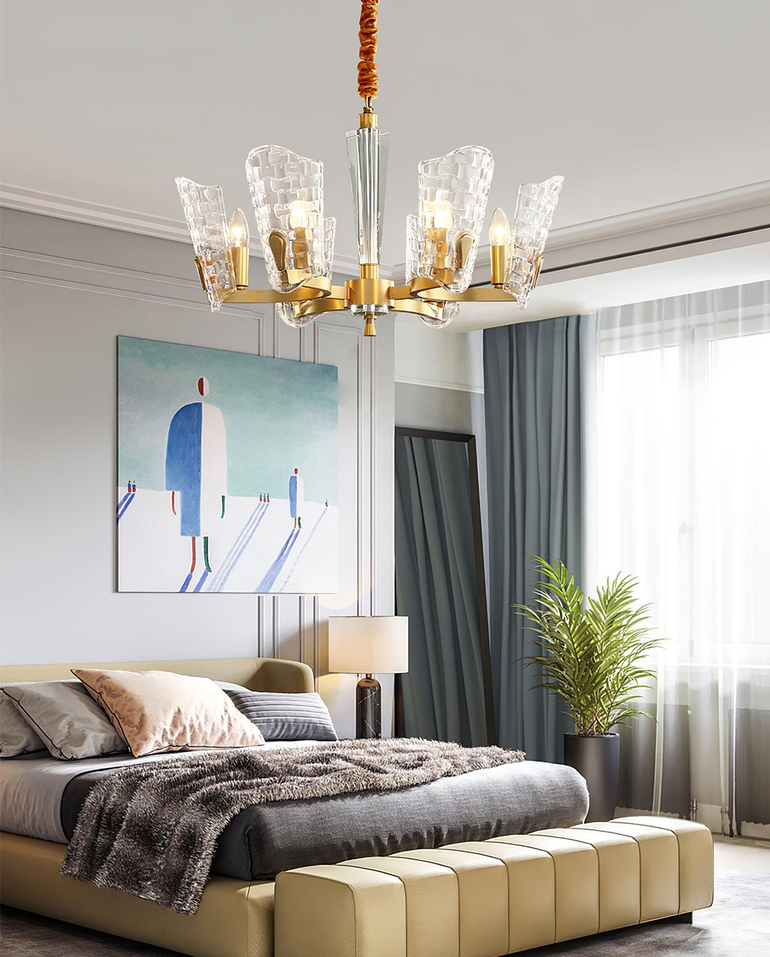 Radiant Luxury Brass Chandelier