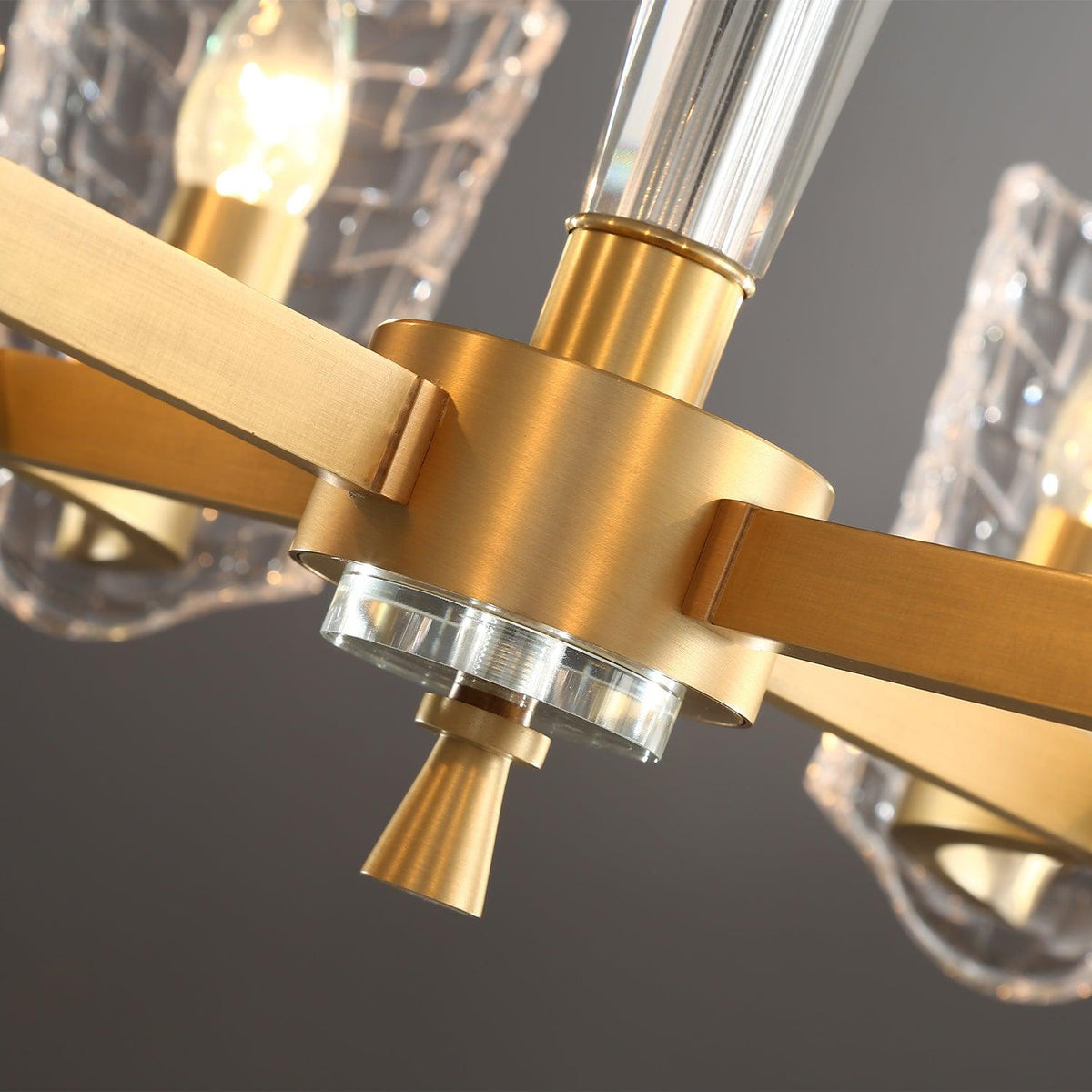 Radiant Luxury Brass Chandelier